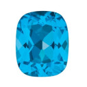 Topás Swiss Blue antický cushion 14 x 10 mm, AA, Fazetovaný