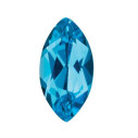 Topás Swiss Blue markíz 6 x 3 mm, AA, Fazetovaný
