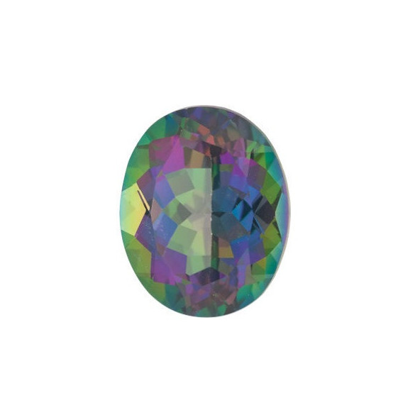 Topás Green mystic ovál 9 x 7 mm 2,3ct Fazetovaný TPOFAAGR-9