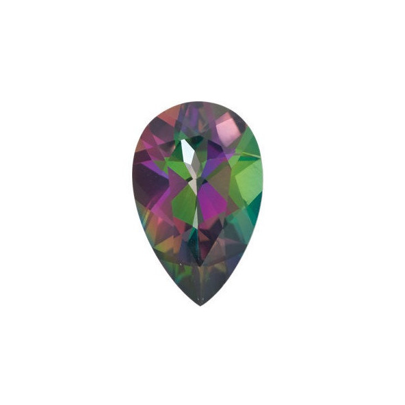 Topás Green mystic slza 10 x 7 mm 2,35ct Fazetovaný TPXFAAGR-10
