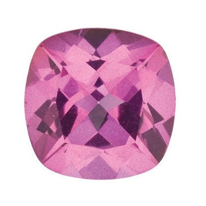 Topás Pure pink mystic antický štvorec 8 x 8 mm 2,5ct Fazetovaný TPVFAAPN-8