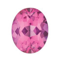 Topás Pure pink mystic  ovál 10 x 8 mm, AA, Fazetovaný