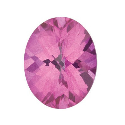 Topás Pure pink mystic ovál 10 x 8 mm 2,9ct Checkerboard cut TPOCAAPN-10