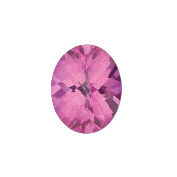 Topás Pure pink mystic ovál 10 x 8 mm 2,9ct Checkerboard cut TPOCAAPN-10