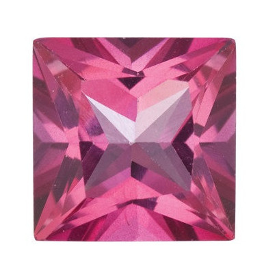 Topás Pure pink mystic  štvorec 8 x 8 mm 2,75ct Princess cut TPPPAAPN-8