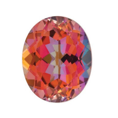 Topás Sunrise mystic ovál 7 x 5 mm 0,98ct Fazetovaný TPOFAASU-7