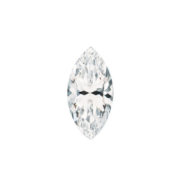 Topás biely markíz 5 x 2,5 mm 0,18ct Fazetovaný TPMFFC-5