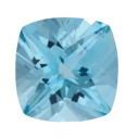 Topás Ice Blue passion antický štvorec 7 x 7 mm, Fine, Checkerboard cut