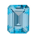 Topás Ice Blue passion emerald 8 x 6 mm, Fine, Fazetovaný