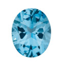 Topás Ice Blue passion ovál 6 x 4 mm, Fine, Fazetovaný