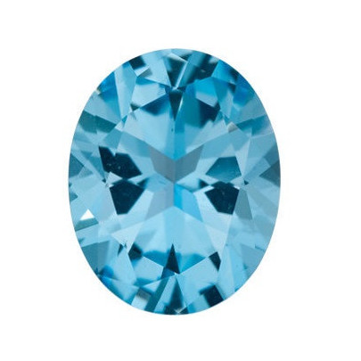Topás Ice Blue passion ovál 8 x 6 mm 1,6ct Fazetovaný TPOFFIB-8
