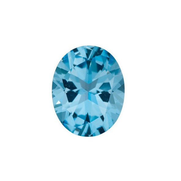 Topás Ice Blue passion ovál 9 x 7 mm 2,3ct Fazetovaný TPOFFIB-9