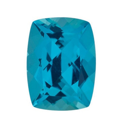 Topás Paraiba passion antický cushion 9 x 7 mm 2,48ct Fazetovaný TPUFFPB-9