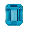 Topás Paraiba passion emerald 8 x 6 mm, Fine, Fazetovaný