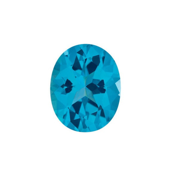 Topás Paraiba passion ovál 6 x 4 mm 0,62ct Fazetovaný TPOFFPB-6