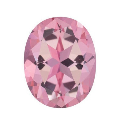 Topás Baby Pink passion ovál 10 x 8 mm 3,32ct Fazetovaný TPOFFBP-10