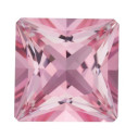 Topás Baby Pink passion štvorec 3 x 3 mm, Fine, Princess cut
