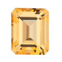 Topás Honey passion emerald 9 x 7 mm, Fine, Fazetovaný
