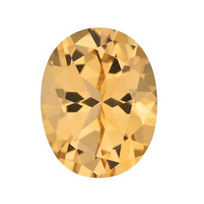 Topás Honey passion ovál 7 x 5 mm 0,98ct Fazetovaný TPOFFHO-7