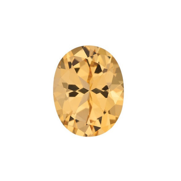 Topás Honey passion ovál 11 x 9 mm 4,6ct Fazetovaný TPOFFHO-11