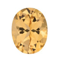 Topás Honey passion ovál 11 x 9 mm, Fine, Fazetovaný