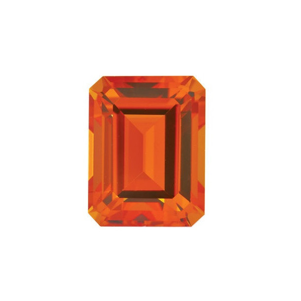 Topás Poppy passion emerald 10 x 8 mm 4,25ct Fazetovaný TPEFFPO-10