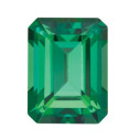 Topás Rainforest passion emerald 8 x 6 mm, Fine, Fazetovaný