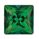 Topás Rainforest passion štvorec 7 x 7 mm, Fine, Princess cut