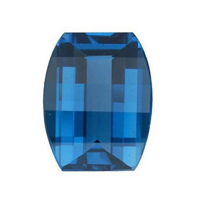 Topás London Blue barel 10 x 8 mm 3,6ct Fantasy-Roll Top TPGTAALO-10