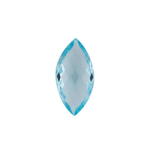 Topás sky blue markíz 28 x 14 mm 20,4ct Double-sided Checkerboard cut TPMOAASY-28