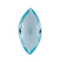 Topás sky blue markíz 28 x 14 mm, AA, Double-sided Checkerboard cut