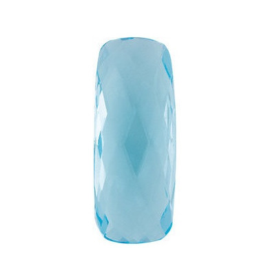 Topás sky blue antický cushion 30 x 10 mm 24,83ct Double-sided Checkerboard cut TPUOAASY-30