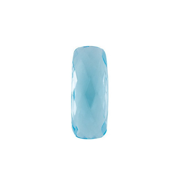 Topás sky blue antický cushion 30 x 10 mm 24,83ct Double-sided Checkerboard cut TPUOAASY-30