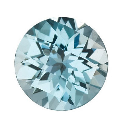 Topás Sky Blue okrúhly 7 mm 1,68ct Checkerboard cut TPRCAASY-7