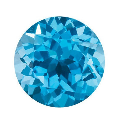 Topás Swiss Blue okrúhly 1 mm 0,005ct Fazetovaný TPRFAASB-1