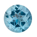 Topás Ice Blue passion okrúhly 6 mm, Fine, Fazetovaný SW
