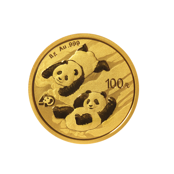 Investičná zlatá minca 8 g Panda 100 CNY 05112203-22