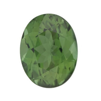 Turmalín Zelený ovál 8 x 6 mm 1,29ct Fazetovaný TUOFAAGR-8