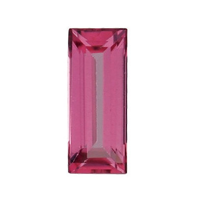 Turmalín ružový rovná bageta 5 x 2 mm 0,16ct Fazetovaný TUBFAARO-5