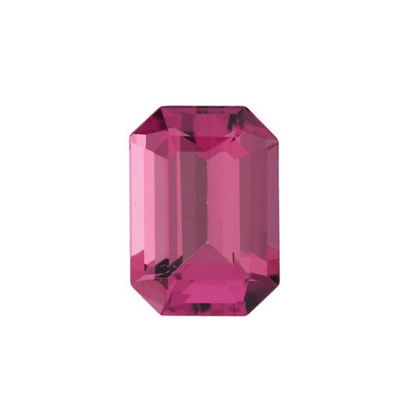 Turmalín ružový emerald 7 x 5 mm 1,1ct Fazetovaný TUEFAARO-7