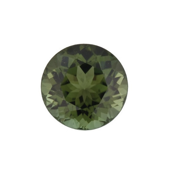 Turmalín zelený okrúhly 6 mm 0,83ct Fazetovaný TURFAAGR-6