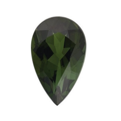 Turmalín zelený slza 5 x 3 mm 0,22ct Fazetovaný TUXFAAGR-5
