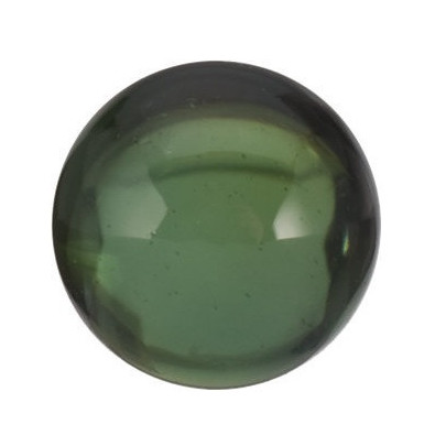 Turmalín zelený okrúhly 4 mm 0,38ct Kabošon TURKAGR-4