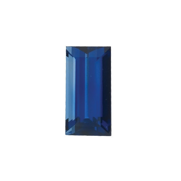 Zafír modrý rovná bageta 4,5 x 2,5 mm 0,28ct Fazetovaný ZFBFAASP-4,5