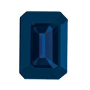 Zafír modrý emerald 6 x 4 mm, A, Fazetovaný