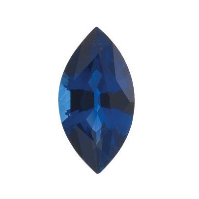Zafír modrý markíz 5 x 2,5 mm 0,2ct Fazetovaný ZFMFAASP-5-1