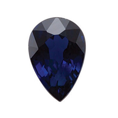 Zafír modrý slza 6 x 4 mm 0,6ct Fazetovaný ZFXFBSP-6