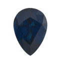Zafír modrý slza 6 x 4 mm, A, Fazetovaný
