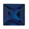 Zafír modrý štvorec 2,75 x 2,75 mm, AA, Princess cut