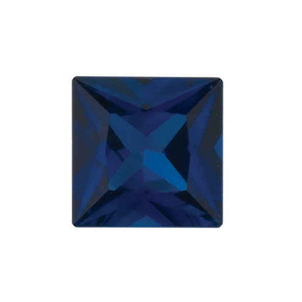 Zafír modrý štvorec 3,5 x 3,5 mm 0,31ct Princess cut ZFPPAASP-3,5